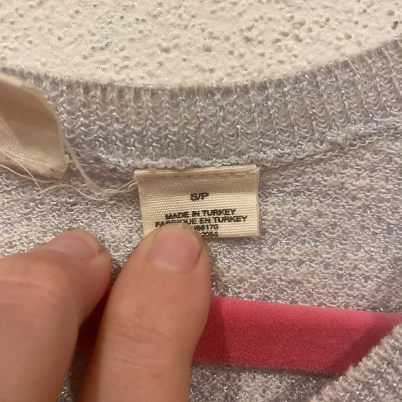 MOTH Anthropologie Light Blue Montage Layered Sweater Size Small EUC - Picture 4 of 5